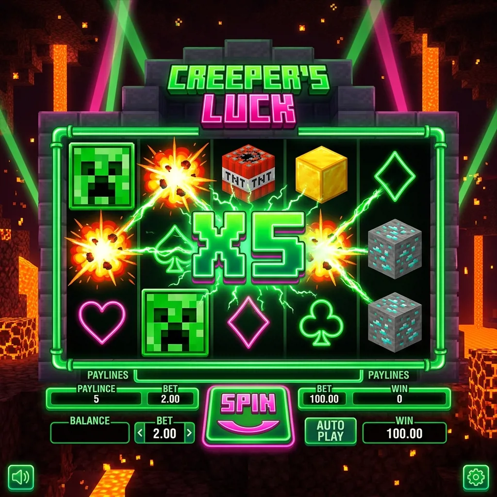 Слот Creeper's Luck с высокой волатильностью