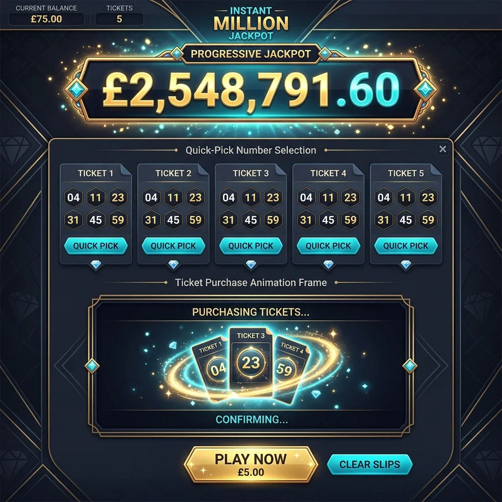 Мгновенная лотерея Instant Million с крупным джекпотом