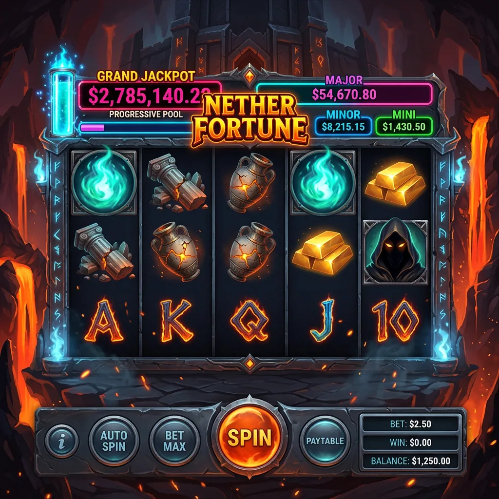 Слот Nether Fortune с прогрессивным джекпотом